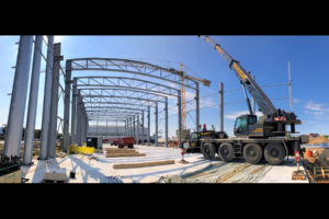 Neubau einer Produktionshalle mit Verwaltungsgebäude